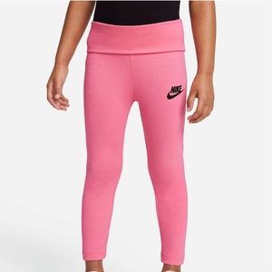 🆕️ Nike Fold Over Waistband Leggings in Hyper Pink